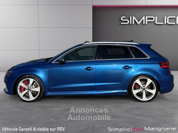 Audi RS3 SPORTBACK QUATTRO 367CH - FRANCAISE - SUIVI COMPLET - TOIT OUVRANT - BANGOLUSFEN - CAMERA DE RECUL - GARANTIE 12 MOIS - 7