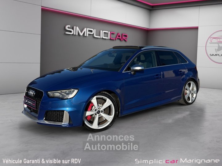 Audi RS3 SPORTBACK QUATTRO 367CH - FRANCAISE - SUIVI COMPLET - TOIT OUVRANT - BANGOLUSFEN - CAMERA DE RECUL - GARANTIE 12 MOIS - 8