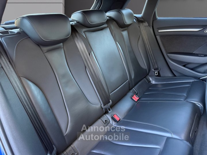 Audi RS3 SPORTBACK QUATTRO 367CH - FRANCAISE - SUIVI COMPLET - TOIT OUVRANT - BANGOLUSFEN - CAMERA DE RECUL - GARANTIE 12 MOIS - 11