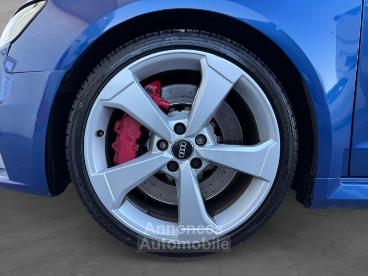 Audi RS3 SPORTBACK QUATTRO 367CH - FRANCAISE - SUIVI COMPLET - TOIT OUVRANT - BANGOLUSFEN - CAMERA DE RECUL - GARANTIE 12 MOIS - 20