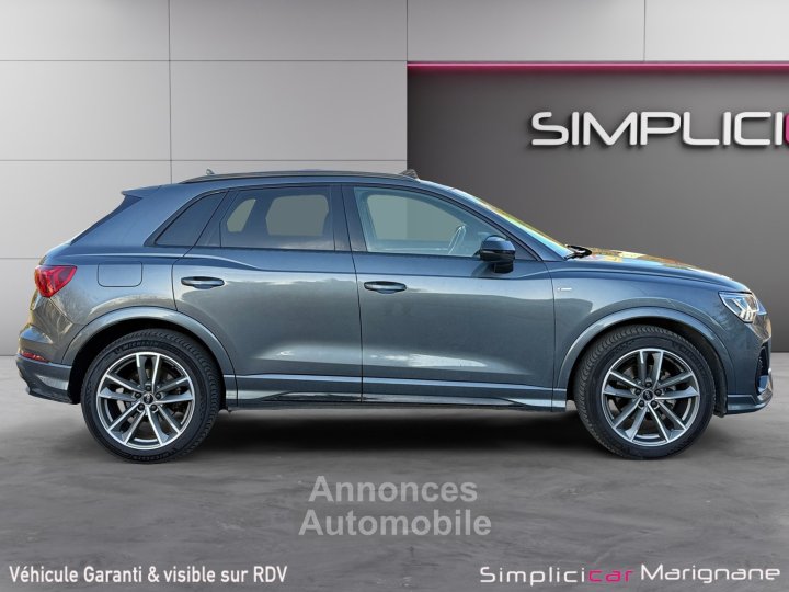 Audi Q3 35 TDI 150 ch S tronic 7 S line - TOIT OUVRANT - CARPLAY - CAM RECUL - JANTES 19 SPORT - SIÈGES ÉLÉCS CHAUFFANTS - 4