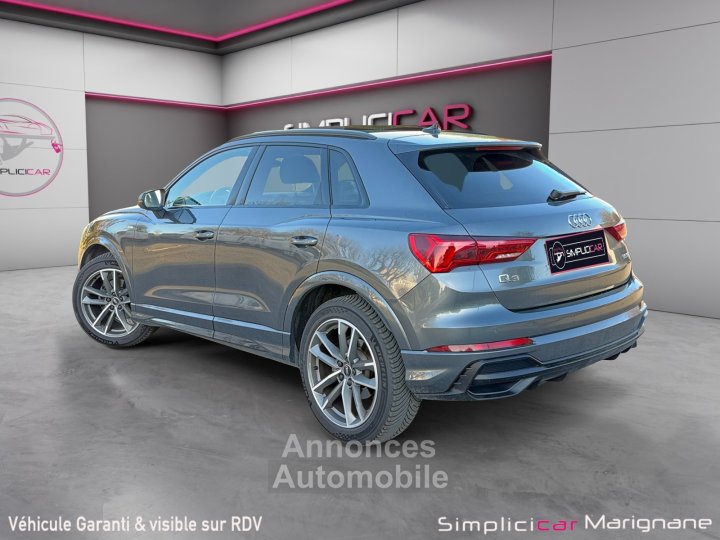 Audi Q3 35 TDI 150 ch S tronic 7 S line - TOIT OUVRANT - CARPLAY - CAM RECUL - JANTES 19 SPORT - SIÈGES ÉLÉCS CHAUFFANTS - 8