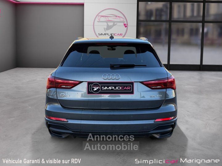Audi Q3 35 TDI 150 ch S tronic 7 S line - TOIT OUVRANT - CARPLAY - CAM RECUL - JANTES 19 SPORT - SIÈGES ÉLÉCS CHAUFFANTS - 9