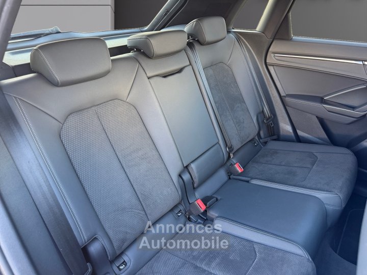 Audi Q3 35 TDI 150 ch S tronic 7 S line - TOIT OUVRANT - CARPLAY - CAM RECUL - JANTES 19 SPORT - SIÈGES ÉLÉCS CHAUFFANTS - 11