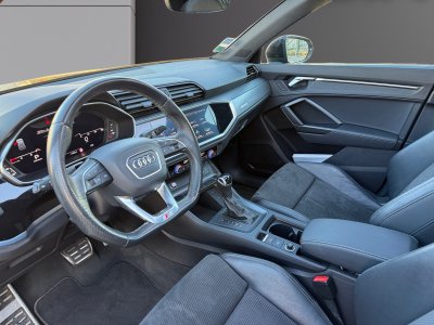Audi Q3 35 TDI 150 ch S tronic 7 S line - TOIT OUVRANT - CARPLAY - CAM RECUL - JANTES 19 SPORT - SIÈGES ÉLÉCS CHAUFFANTS - 12