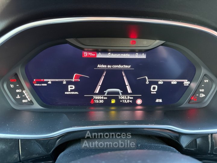 Audi Q3 35 TDI 150 ch S tronic 7 S line - TOIT OUVRANT - CARPLAY - CAM RECUL - JANTES 19 SPORT - SIÈGES ÉLÉCS CHAUFFANTS - 14