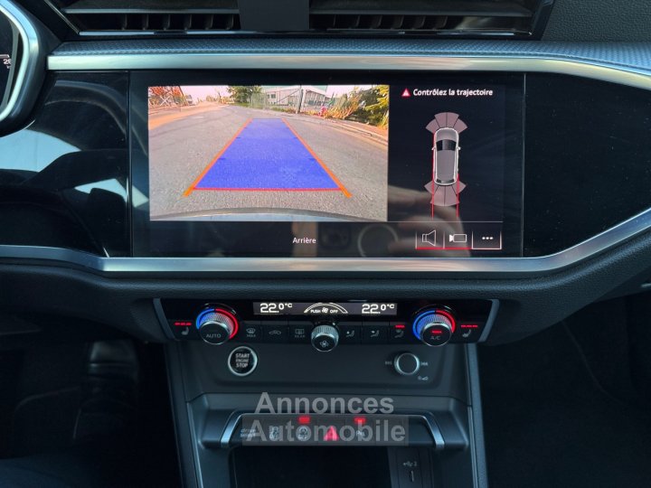 Audi Q3 35 TDI 150 ch S tronic 7 S line - TOIT OUVRANT - CARPLAY - CAM RECUL - JANTES 19 SPORT - SIÈGES ÉLÉCS CHAUFFANTS - 16