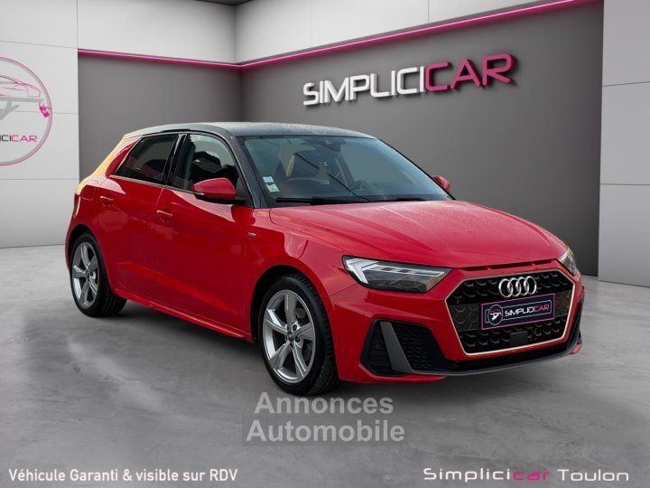 Audi A1 Sportback 30 TFSI 116cv BVM6 S line - CarPlay - Entretien à jour - Garantie 12 mois - 1