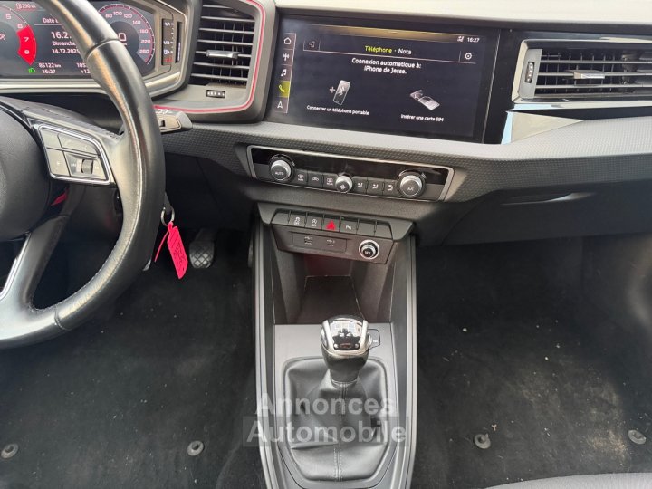 Audi A1 Sportback 30 TFSI 116cv BVM6 S line - CarPlay - Entretien à jour - Garantie 12 mois - 12