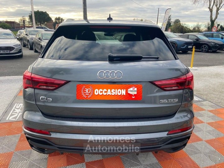 Audi Q3 35 TFSI 150 S-Tronic S LINE GPS Hayon 1°Main - 6