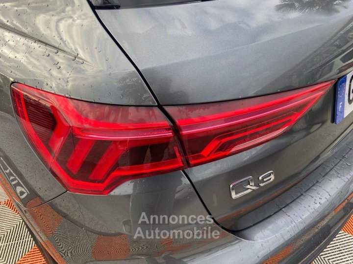 Audi Q3 35 TFSI 150 S-Tronic S LINE GPS Hayon 1°Main - 11
