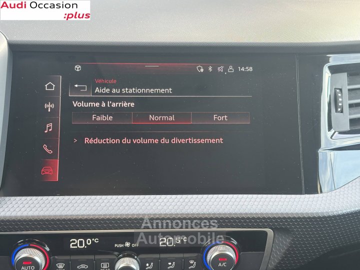 Audi A1 Sportback 30 TFSI 110 ch S tronic 7 Advanced - 26