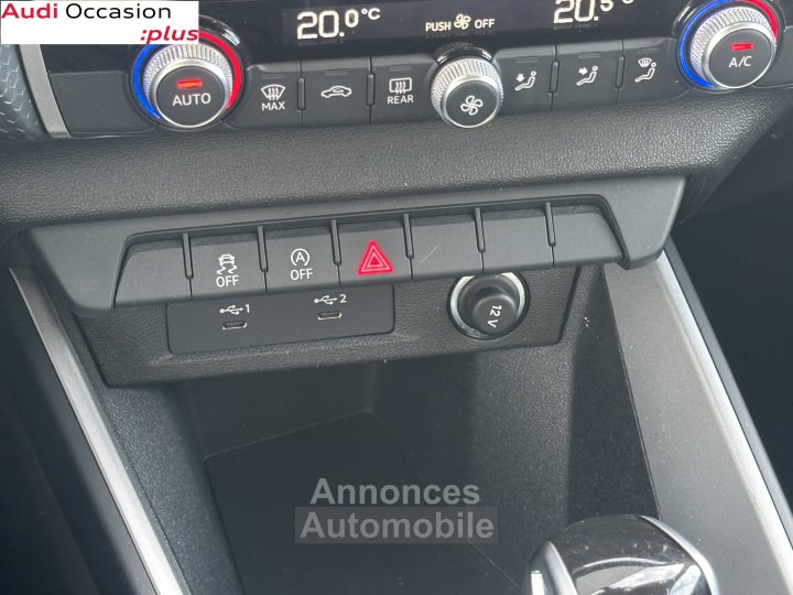 Audi A1 Sportback 30 TFSI 110 ch S tronic 7 Advanced - 29