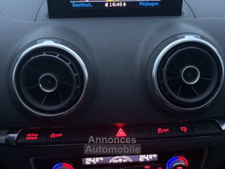 Audi A3 Sportback 20 TDi 150 S-LINE INT/EXT S-TRONIC * TOIT OUVRANT - 13