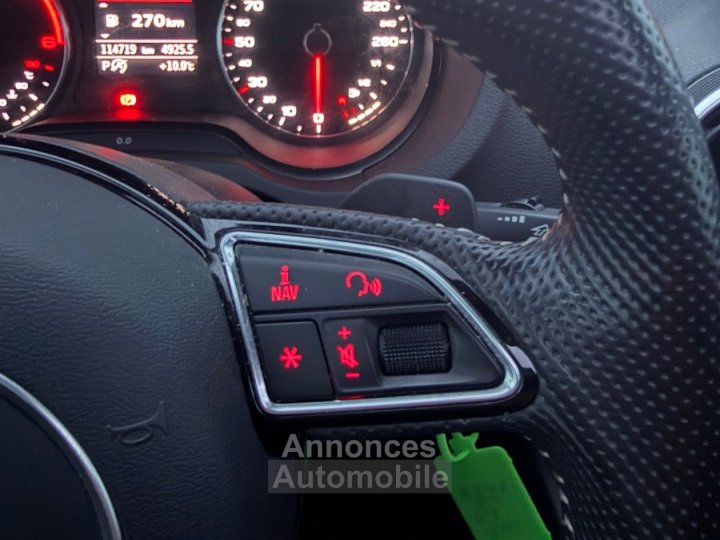 Audi A3 Sportback 20 TDi 150 S-LINE INT/EXT S-TRONIC * TOIT OUVRANT - 14