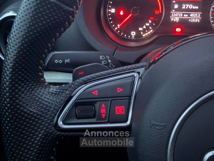 Audi A3 Sportback 20 TDi 150 S-LINE INT/EXT S-TRONIC * TOIT OUVRANT - 15