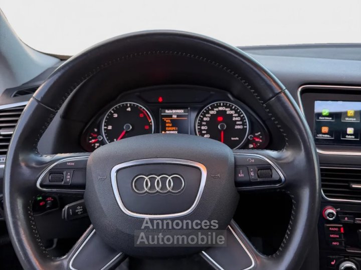 Audi Q5 20 TDI 177ch Ambition Luxe quattro - GPS, toit ouvrant, radars AR - 10