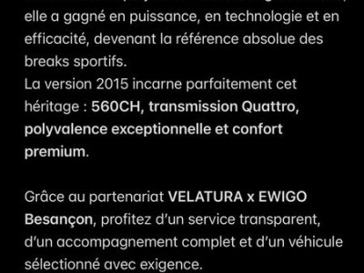 Audi RS6 c7 avant 40 tfsi 560ch quattro bva   - 20