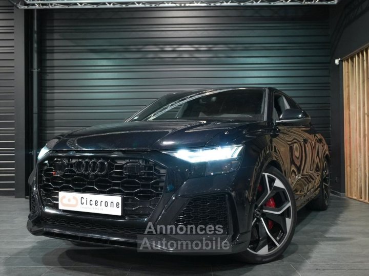Audi RS Q8 RSQ8 V8 40L 600CH &ndash; 2021 TOIT OUVRANT BANG & OLUFSEN ATTELAGE SELLERIE CUIR VALCONA MATRIX LED PACK INT&Eacute;RIEUR SI&Egrave;GES CHAUFANTS VENTIL&Eacute;S &Agrave; M&Eacute;MOIRES DY - 1