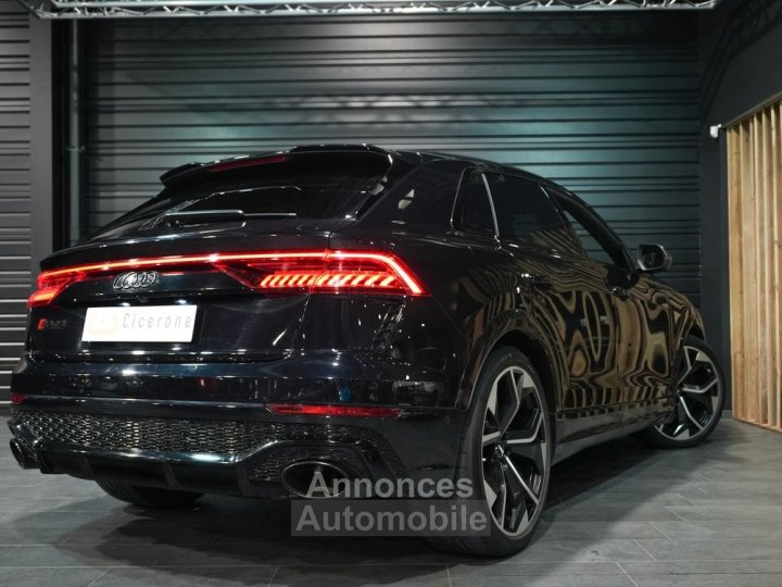 Audi RS Q8 RSQ8 V8 40L 600CH &ndash; 2021 TOIT OUVRANT BANG & OLUFSEN ATTELAGE SELLERIE CUIR VALCONA MATRIX LED PACK INT&Eacute;RIEUR SI&Egrave;GES CHAUFANTS VENTIL&Eacute;S &Agrave; M&Eacute;MOIRES DY - 2