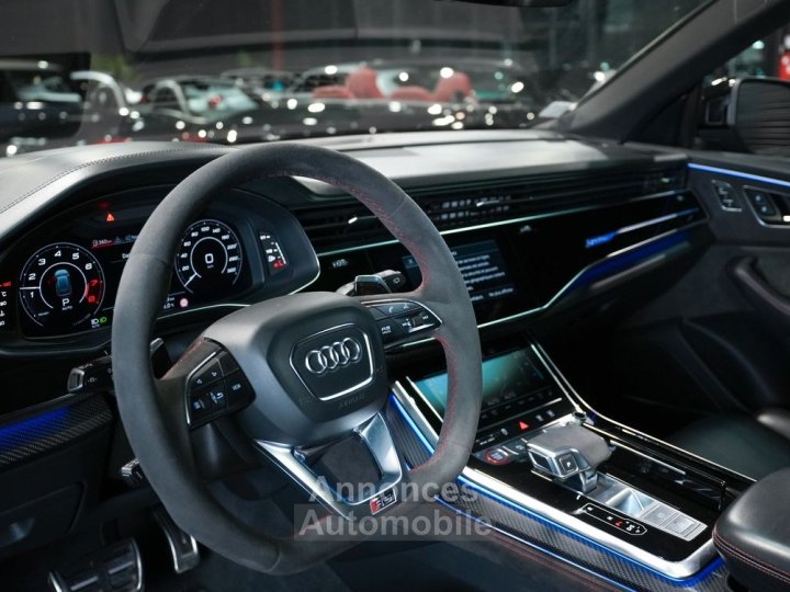 Audi RS Q8 RSQ8 V8 40L 600CH &ndash; 2021 TOIT OUVRANT BANG & OLUFSEN ATTELAGE SELLERIE CUIR VALCONA MATRIX LED PACK INT&Eacute;RIEUR SI&Egrave;GES CHAUFANTS VENTIL&Eacute;S &Agrave; M&Eacute;MOIRES DY - 3