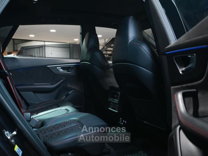 Audi RS Q8 RSQ8 V8 40L 600CH &ndash; 2021 TOIT OUVRANT BANG & OLUFSEN ATTELAGE SELLERIE CUIR VALCONA MATRIX LED PACK INT&Eacute;RIEUR SI&Egrave;GES CHAUFANTS VENTIL&Eacute;S &Agrave; M&Eacute;MOIRES DY - 5
