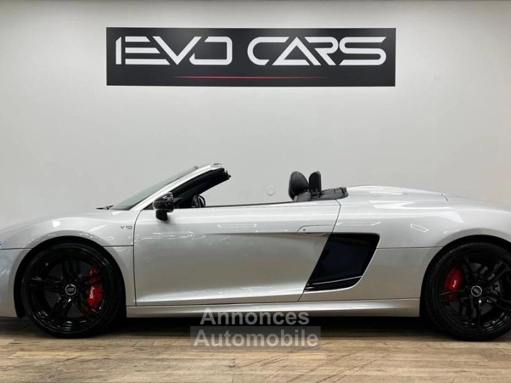 Audi R8 Spyder Quattro V10 52 FSI 525 ch R-Tronic / B&O / Capristo / Freins Céramique - 4