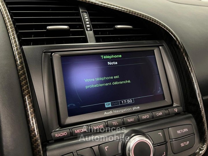 Audi R8 Spyder Quattro V10 52 FSI 525 ch R-Tronic / B&O / Capristo / Freins Céramique - 16