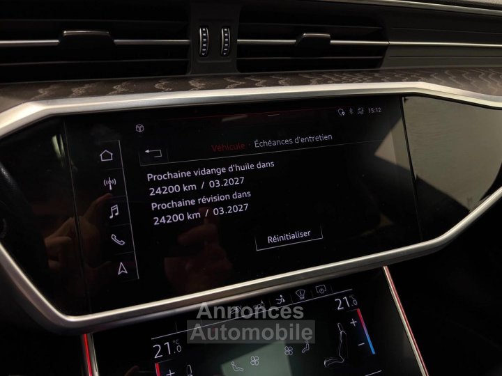 Audi A7 Sportback 55 TFSIe 367 ch S-line Quattro / Bang & Olufsen / TO / HUD / Cam360° / Attelage - 18