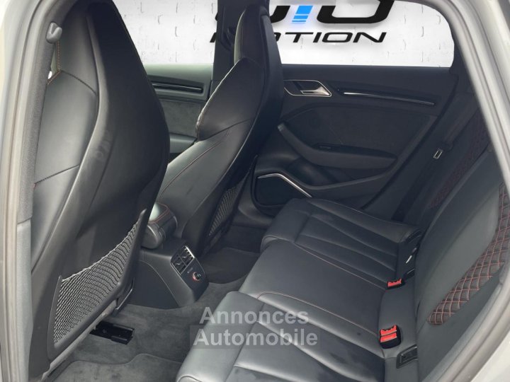 Audi RS3 SPORTBACK IMMAT FR - 25 TFSI 367 Quattro S tronic 7 - 7