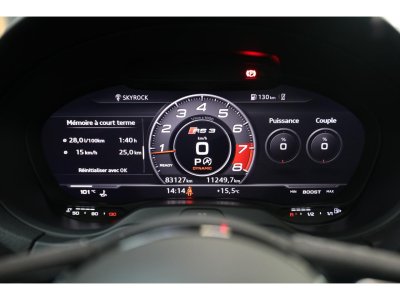 Audi RS3 SPORTBACK QUATTRO 25 TFSI 400 STAGE 1 / MULTIMAP ETHANOL / SP98 530 / HISTORIQUE COMPLET   - 44