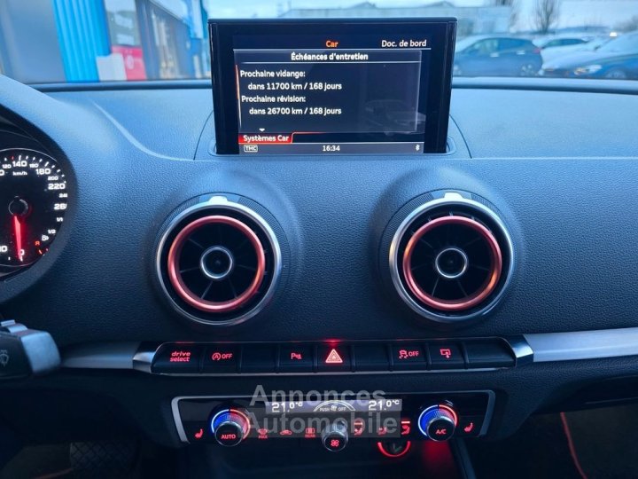 Audi A3 20 tdi 184ch s-line quattro s-tronic sieges rs - 24