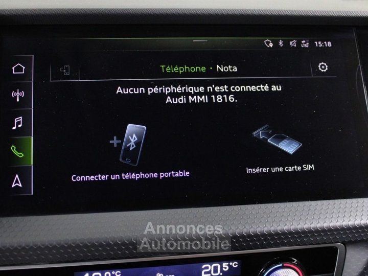 Audi A1 Sportback 25 TFSI 95CH BUSINESS LINE - 16