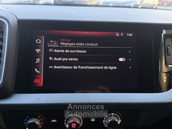 Audi A1 Sportback 25 TFSI 95CH ADVANCED - 11