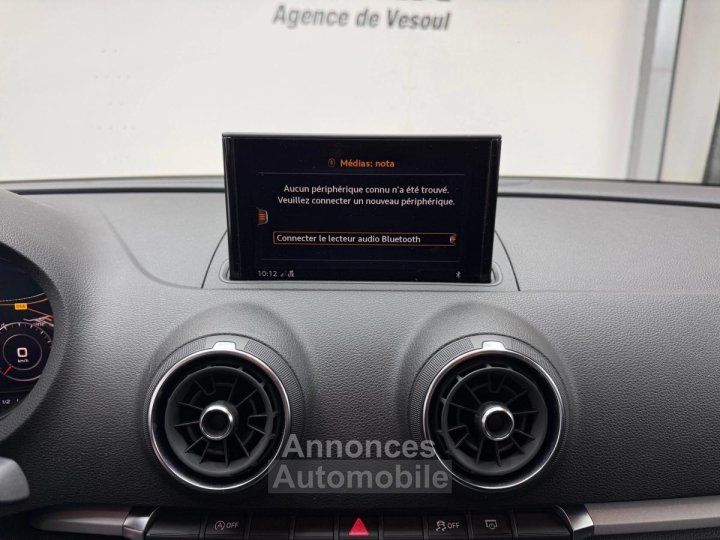 Audi A3 Sportback 30 TDI BVM6 - 116cv / Apple Carplay / Radars AR / Si&egrave;ges chauffants - 11