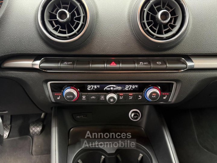 Audi A3 Sportback 30 TDI BVM6 - 116cv / Apple Carplay / Radars AR / Si&egrave;ges chauffants - 12