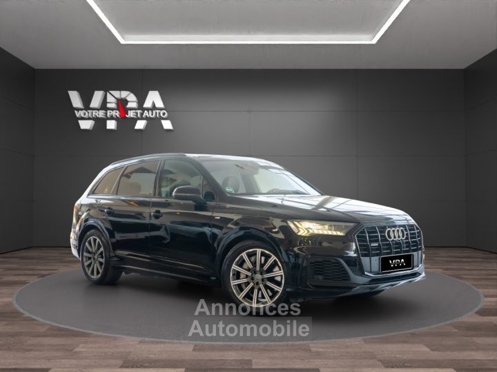 Audi Q7  30 TFSI e  380 Quattro Tiptronic S Line - Cam&eacute;ra de recul - Si&egrave;ges avant chauffants - Carplay - 3