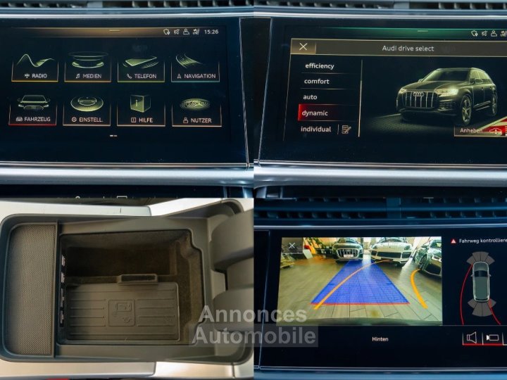 Audi Q7  30 TFSI e  380 Quattro Tiptronic S Line - Cam&eacute;ra de recul - Si&egrave;ges avant chauffants - Carplay - 17