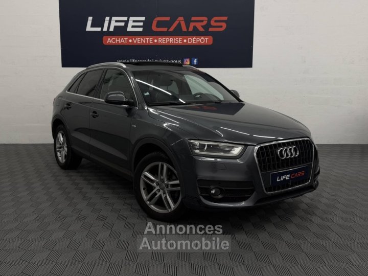 Audi Q3 20 TDI 140 S Line 2&egrave;me main entretien &agrave; jour v&eacute;hicule fran&ccedil;ais - 1