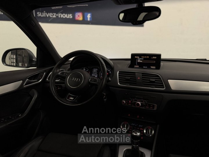 Audi Q3 20 TDI 140 S Line 2&egrave;me main entretien &agrave; jour v&eacute;hicule fran&ccedil;ais - 16