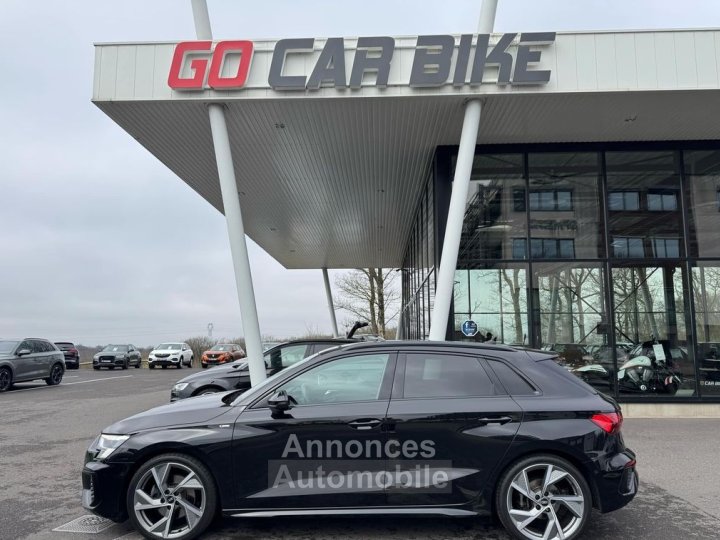 Audi A3 Sportback 150CH S Line Garantie 6 ans Suivi complet Carplay Volant Méplat LED Adaptatifs GPS 19P 479-mois - 2