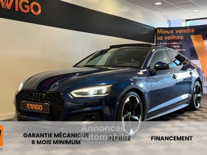 Audi A5 Sportback 30 50 tdi 286 ch s-line int-avus ext Quattro tiptronic + toit ouvrant pano son b-o - 1