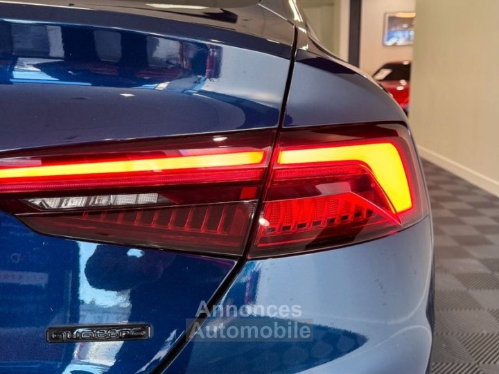 Audi A5 Sportback 30 50 tdi 286 ch s-line int-avus ext Quattro tiptronic + toit ouvrant pano son b-o - 18