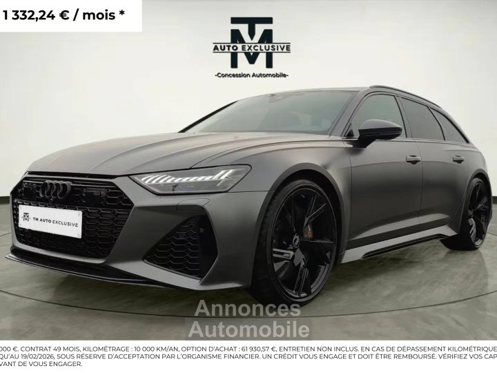 Audi RS6 AVANT Avant V8 40 TFSI 600 Tiptronic 8 Quattro - 1