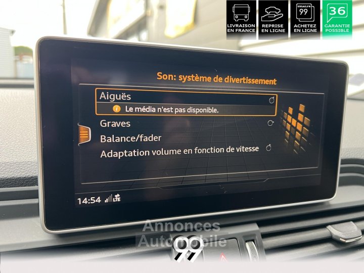 Audi Q5 Quattro 30 V6 50 TDI - 286 - S line - pack assistance route, city - tete haute - matrix led - - 31