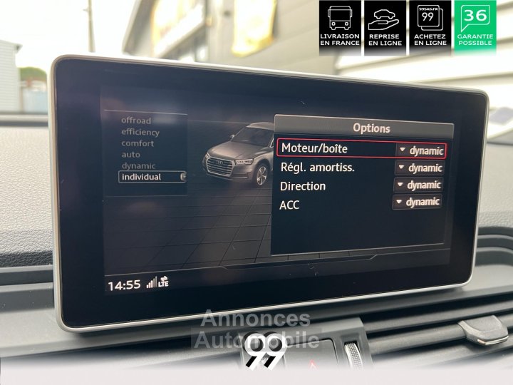 Audi Q5 Quattro 30 V6 50 TDI - 286 - S line - pack assistance route, city - tete haute - matrix led - - 33