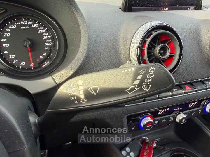 Audi RS3 SPORTBACK 25 TFSI 367cv Quattro S tronic 7 - Suivi /Toit Ouvrant / Cam&eacute;ra de Recul / Si&egrave;ges Chauffants / CarPlay - - 28