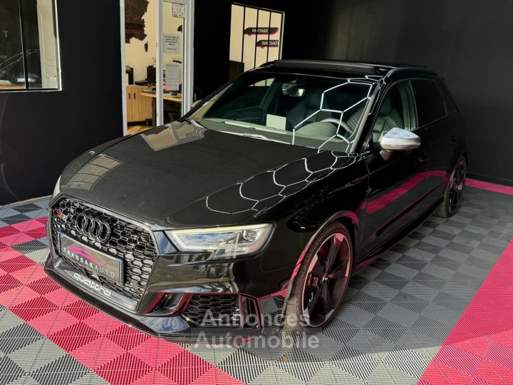 Audi RS3 SPORTBACK 25 TFSI 400 S tronic 7 Quattro / CARNET COMPLET / SIEGES RS / BO / COCKPIT / ACC - 3