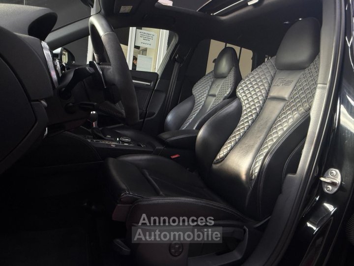 Audi RS3 SPORTBACK 25 TFSI 400 S tronic 7 Quattro / CARNET COMPLET / SIEGES RS / BO / COCKPIT / ACC - 8