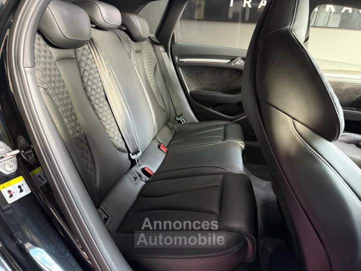 Audi RS3 SPORTBACK 25 TFSI 400 S tronic 7 Quattro / CARNET COMPLET / SIEGES RS / BO / COCKPIT / ACC - 10